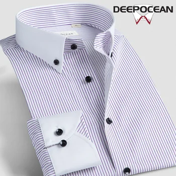 Deepocean Deepocean Brand Men Shirt Long Fashion Striped Cotton Shirts Business Tops Hombres Camisas Shirts Men 45554-56L
Deepocean Deepocean Brand Men Shirt Long Fashion Striped Cotton Shirts Business Tops Hombres Camisas Shirts Men 45554-56L