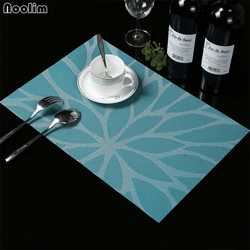 NOOLIM 4PCS/lot Table Mat Pad Placemat Place Mats Coasters Dining Bowl Dish Waterproof Tableware Kitchen Table Decor Accessories
NOOLIM 4PCS/lot Table Mat Pad Placemat Place Mats Coasters Dining Bowl Dish Waterproof Tableware Kitchen Table Decor Accessories