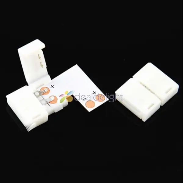 10PCS L Shape 8mm Quick Splitter Right Angle Corner Connector 2-Condusctor for 3528 Single Color LED Strip Light Free Shipping
10PCS L Shape 8mm Quick Splitter Right Angle Corner Connector 2-Condusctor for 3528 Single Color LED Strip Light Free Shipping