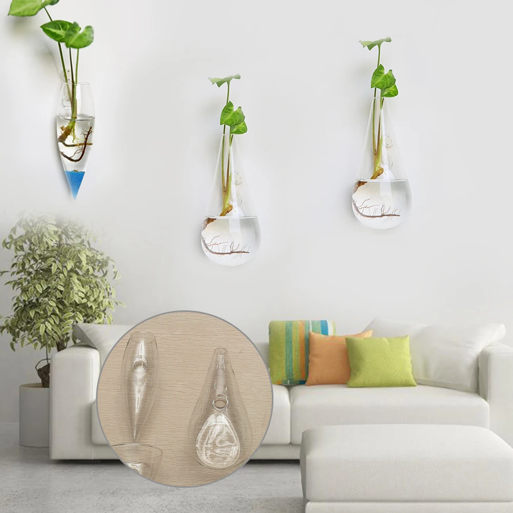 Irregular Wall Hanging Glass Planter Air Plant Terrarium Flower Pots Vase Garden Transparent Hanging Hydroponic Vase Drop Shape
Irregular Wall Hanging Glass Planter Air Plant Terrarium Flower Pots Vase Garden Transparent Hanging Hydroponic Vase Drop Shape