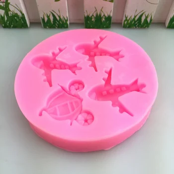 Airplane Shape Silicone Fondant Mold Sugar Craft Candy Making Molds DIY Cake Decorate Baking Tool
Airplane Shape Silicone Fondant Mold Sugar Craft Candy Making Molds DIY Cake Decorate Baking Tool