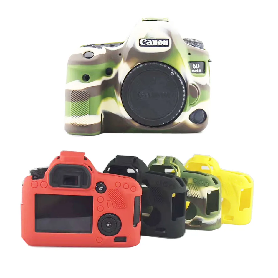 Soft silicone Camera Case Cover Rubber Case Protective Skin For Canon 6D2 6DII 6D Mark II
Soft silicone Camera Case Cover Rubber Case Protective Skin For Canon 6D2 6DII 6D Mark II