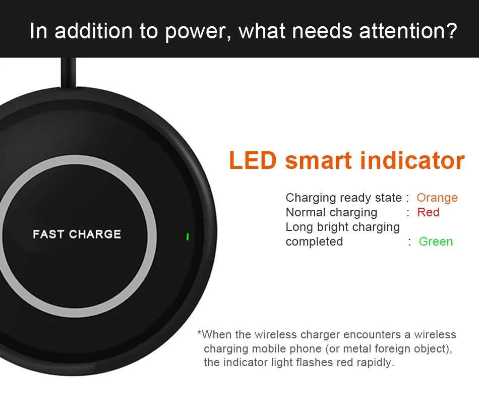 !ACCEZZ Qi Wireless Charge 10W Charging Pad For Samsung S8 S9 Plus Xiaomi MIX 2S 7.5W Fast Charger For iPhone X XS MAX XR 8 Plus (4)