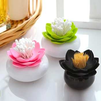 Toothpick Box Creative Lotus Toothpicks Holder Cotton Swab Boxes Cotton Bud Holder Case Table Decorate Storage Organizer Tools
Toothpick Box Creative Lotus Toothpicks Holder Cotton Swab Boxes Cotton Bud Holder Case Table Decorate Storage Organizer Tools