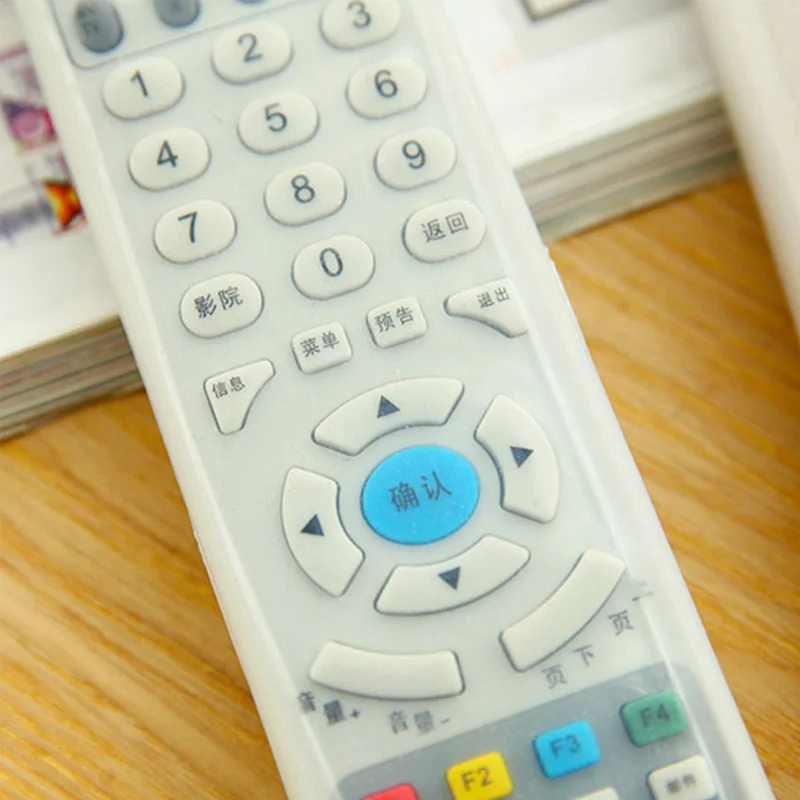 Remote Control Cover Silicone Transparent TV Remote Control Case Air Conditioning Dust Protect Storage Bag Home Accessories