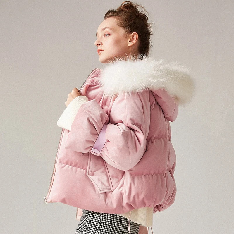Women Winter Jacket With Large Natural Raccoon Fur Collar Hooded 2018 Short Female Coat Parka Outwear Winter Coat Women Parkas
Women Winter Jacket With Large Natural Raccoon Fur Collar Hooded 2018 Short Female Coat Parka Outwear Winter Coat Women Parkas
