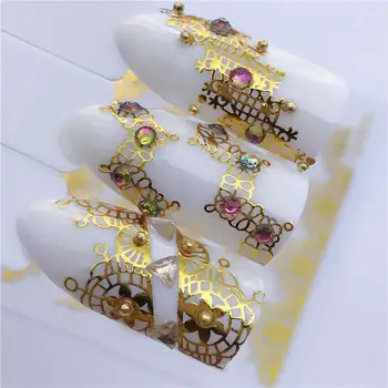 YZWLE Shinny 3D Gold Sticker Nails Art Gold Glitter Adhesive Flower Vine for Manicure Tips Mix Nail Decals
YZWLE Shinny 3D Gold Sticker Nails Art Gold Glitter Adhesive Flower Vine for Manicure Tips Mix Nail Decals