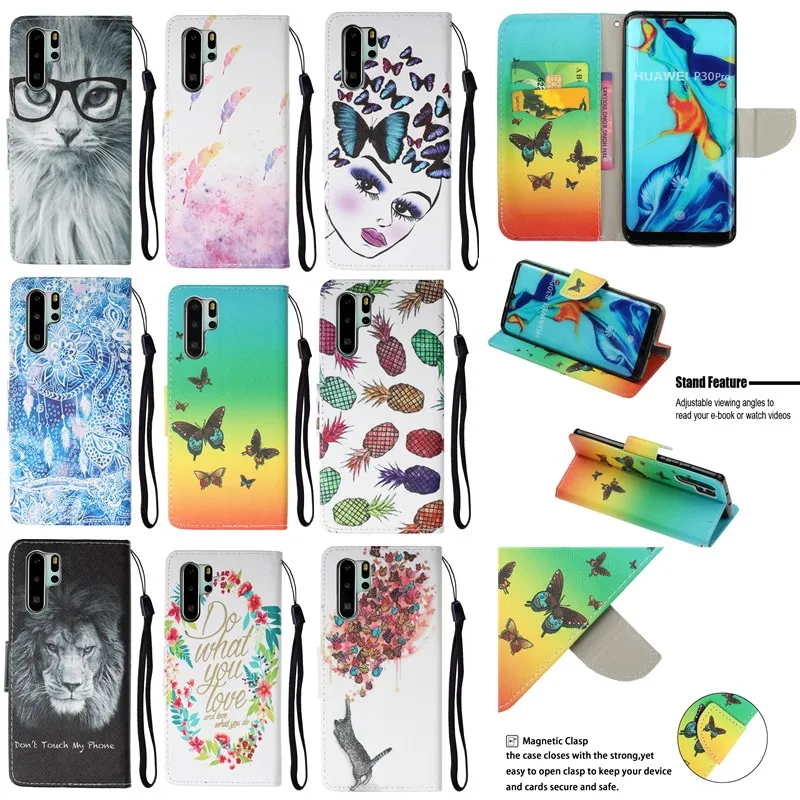 PU Leather Flip Case For Huawei P20 P30 P9 Mate 20 Lite Pro Animal Magnet Card Holder Wallet Cover For Honor 6a P Smart Bags
PU Leather Flip Case For Huawei P20 P30 P9 Mate 20 Lite Pro Animal Magnet Card Holder Wallet Cover For Honor 6a P Smart Bags