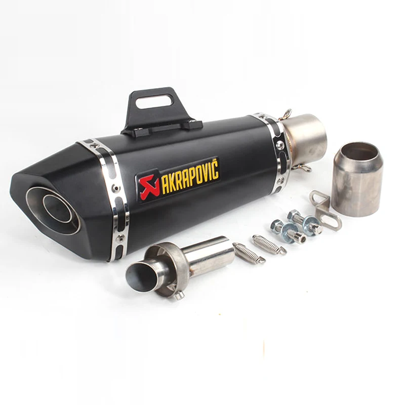 48-51mm Universal Motorcycle Akrapovic Exhaust Muffler Modified Pipe Escape Moto Muffler Pipe With Removable DB Killer GY6 CBR
48-51mm Universal Motorcycle Akrapovic Exhaust Muffler Modified Pipe Escape Moto Muffler Pipe With Removable DB Killer GY6 CBR