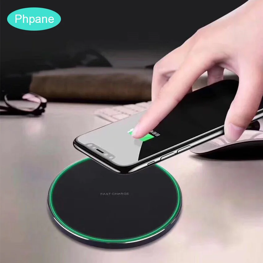 10W Qi Fast Charging Pad for iPhone XS Max XR X 8 Plus Ultra-thin Wireless Charger For Samsung Galaxy S9/S9+ S8 S7 Note 9 S7 Edg
10W Qi Fast Charging Pad for iPhone XS Max XR X 8 Plus Ultra-thin Wireless Charger For Samsung Galaxy S9/S9+ S8 S7 Note 9 S7 Edg