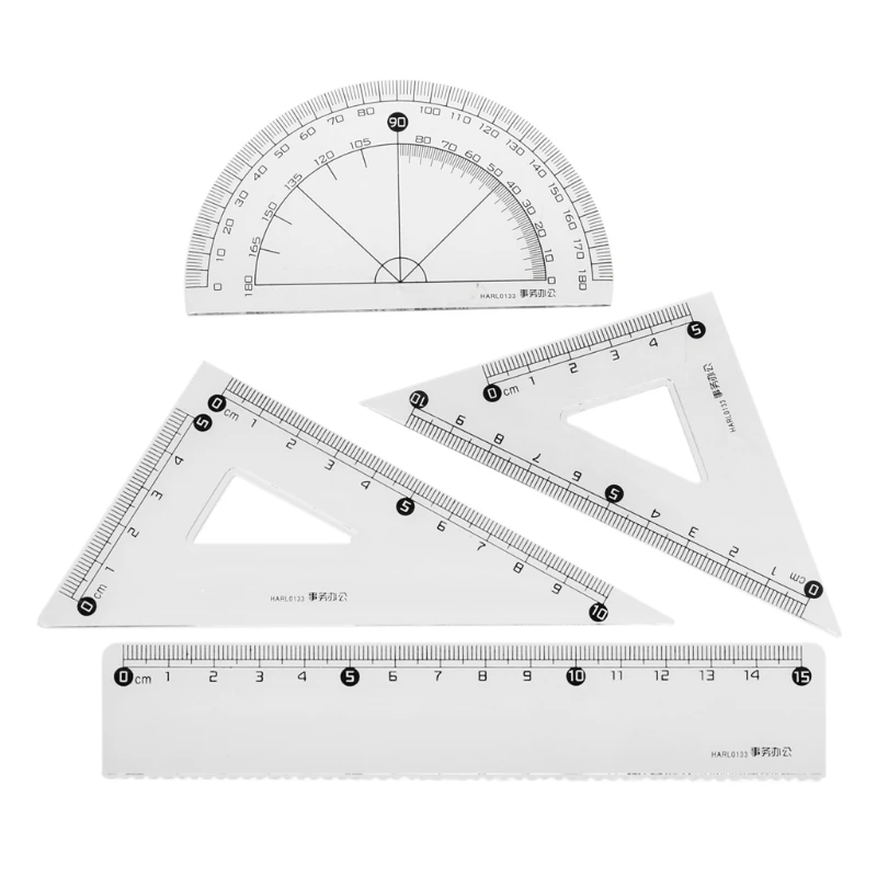 Students Drawing Ruler School Supplies Set Square Triangle Ruler Protractor Ruler Suit
Students Drawing Ruler School Supplies Set Square Triangle Ruler Protractor Ruler Suit