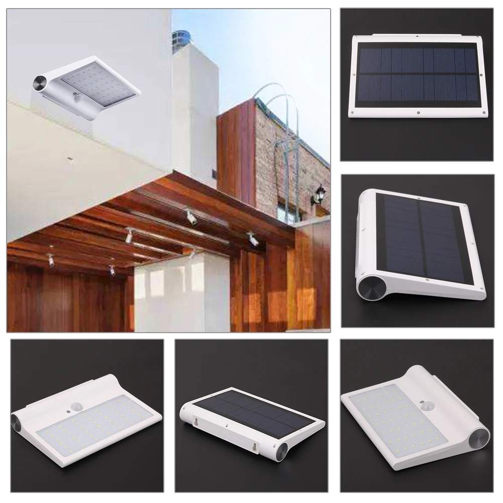 650LM 42 LED Solar Power Light PIR Motion Sensor Wall Lamp Outdoor Security Lamps Garden Street Emergency Lighting Waterproof
650LM 42 LED Solar Power Light PIR Motion Sensor Wall Lamp Outdoor Security Lamps Garden Street Emergency Lighting Waterproof