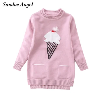 Sundae Angel children's sweater for girls Winter Long Sleeve Cute Pattern pocket design Big Size For Girl weaters 5-12 Years
Sundae Angel children's sweater for girls Winter Long Sleeve Cute Pattern pocket design Big Size For Girl weaters 5-12 Years