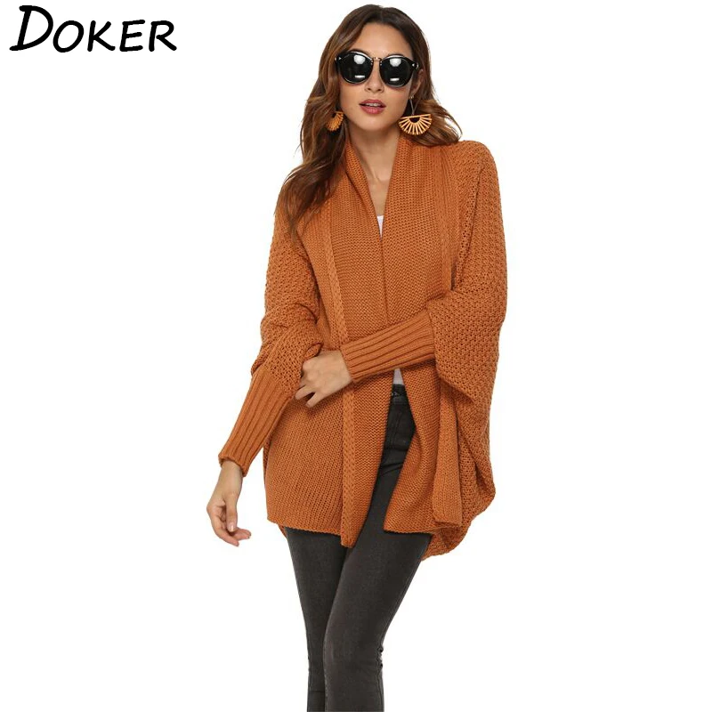 Batwing Sleeve Long Cardigan Women Sweater 2019 Autumn Winter Long Sleeve Open Stitch Knitted Coat Streetwear Plus Size Sweater
Batwing Sleeve Long Cardigan Women Sweater 2019 Autumn Winter Long Sleeve Open Stitch Knitted Coat Streetwear Plus Size Sweater