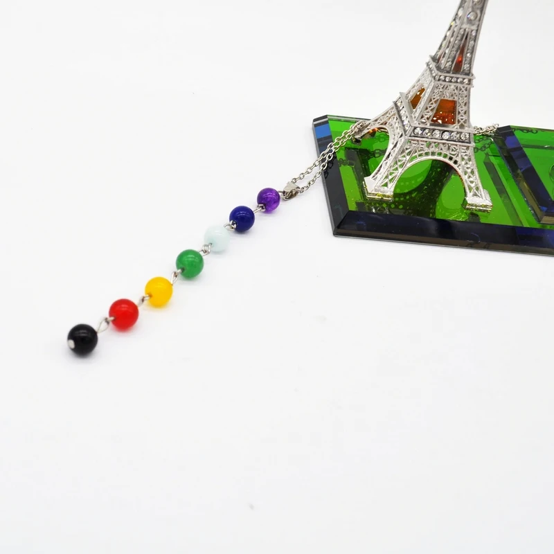 Original New Rainbow Natural Stone Chakra Rock Necklace Yoga Power Pendant Nice Gift For Lover Friends Women Jewelry Gift
Original New Rainbow Natural Stone Chakra Rock Necklace Yoga Power Pendant Nice Gift For Lover Friends Women Jewelry Gift