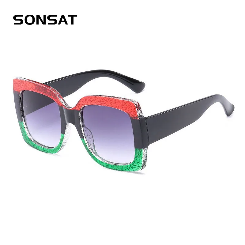 New Luxury Oversized Square Sunglasses Women Retro Brand Designer Big Lady Sun Glasses Female Red Green Shades Crysta Eyewear 
New Luxury Oversized Square Sunglasses Women Retro Brand Designer Big Lady Sun Glasses Female Red Green Shades Crysta Eyewear