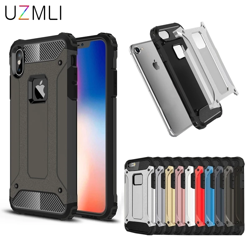 

Strong Hybrid Tough Shockproof Armor Phone Back Case For iPhone 11 PRO MAX 2019 XS MAX XR X 8 7 6 6s plus Hard Rugged Cover