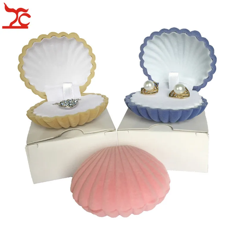 Fashion Shell Shape Velvet Engagement Wedding Party Earring Case Cute Earrings Necklace Pendant Jewelry Display Storage Gift Box
Fashion Shell Shape Velvet Engagement Wedding Party Earring Case Cute Earrings Necklace Pendant Jewelry Display Storage Gift Box