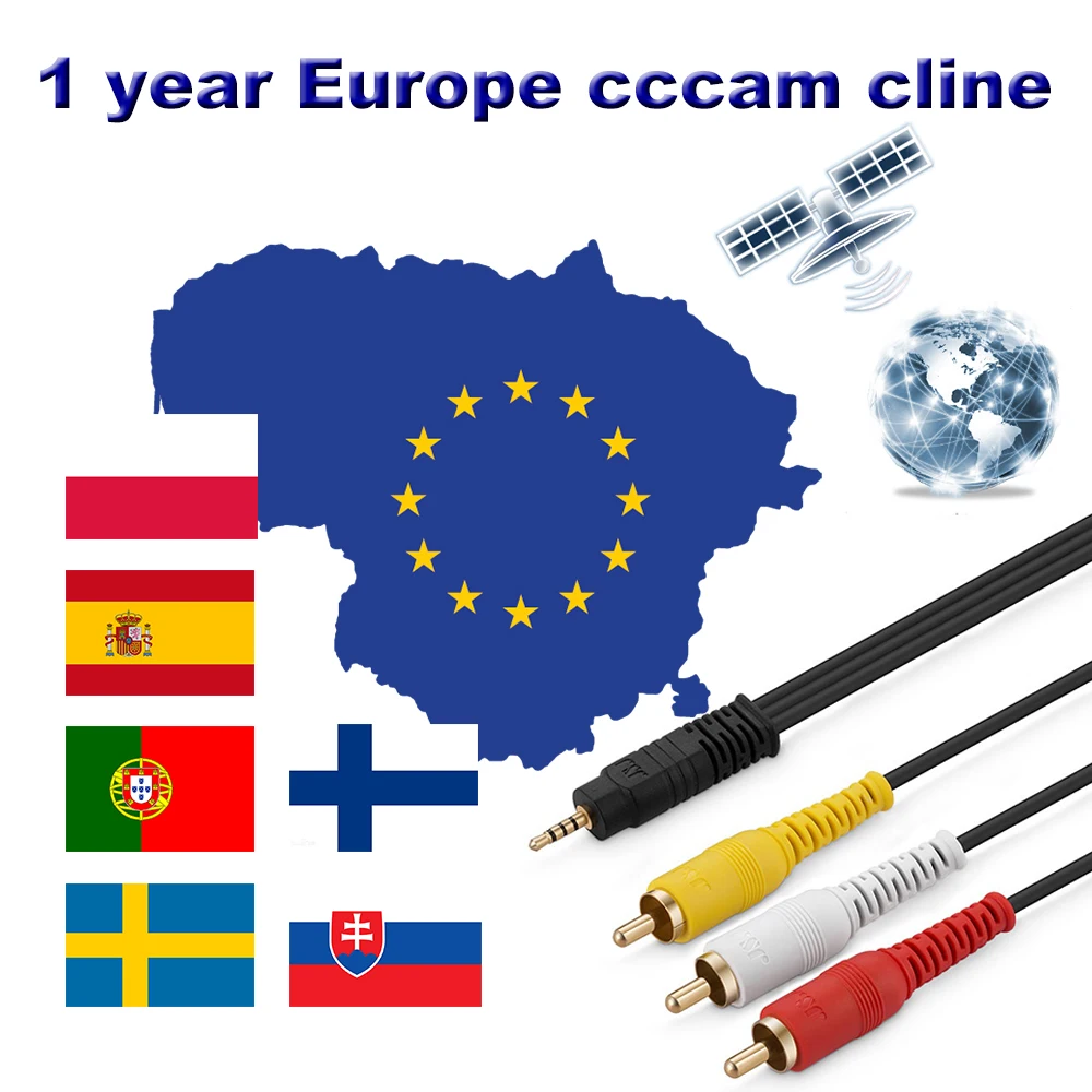 2019 Spain DVB-S2 Receptor cccam cline for 1 year europe Poland Portugal Spain 7 lines Support Satellite TV Receiver cccam espa
2019 Spain DVB-S2 Receptor cccam cline for 1 year europe Poland Portugal Spain 7 lines Support Satellite TV Receiver cccam espa