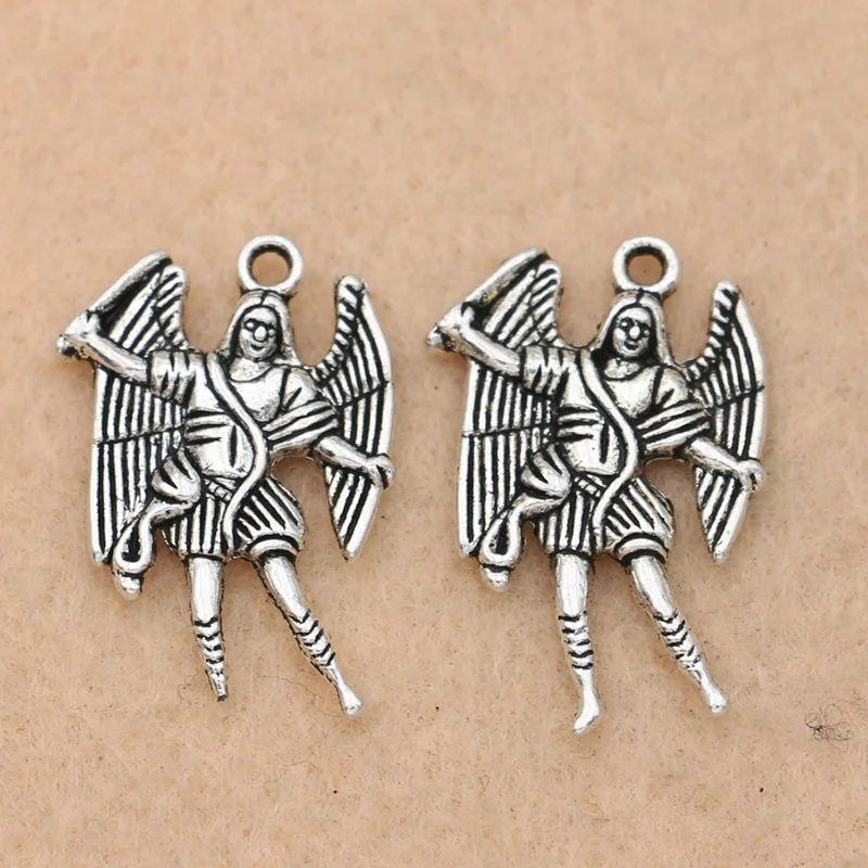 KJjewel Tibetan Silver Plated Angel Charms Pendants for Jewelry Making Bracelet Accessories Diy Findings 26x16mm 20pcs/lot
KJjewel Tibetan Silver Plated Angel Charms Pendants for Jewelry Making Bracelet Accessories Diy Findings 26x16mm 20pcs/lot
