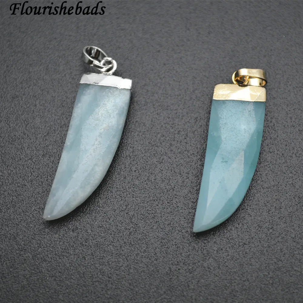 5pc 10x30mm Faceted Natural Blue Amazonite Stone Horn Shape Pendant Fit Necklace Making
5pc 10x30mm Faceted Natural Blue Amazonite Stone Horn Shape Pendant Fit Necklace Making