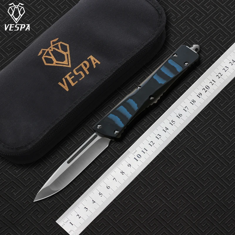 VESPA Knife Blade:D2,Handle:Aluminum+TC4+G10,camping survival outdoor EDC hunt Tactical tool dinner kitchen knife
VESPA Knife Blade:D2,Handle:Aluminum+TC4+G10,camping survival outdoor EDC hunt Tactical tool dinner kitchen knife