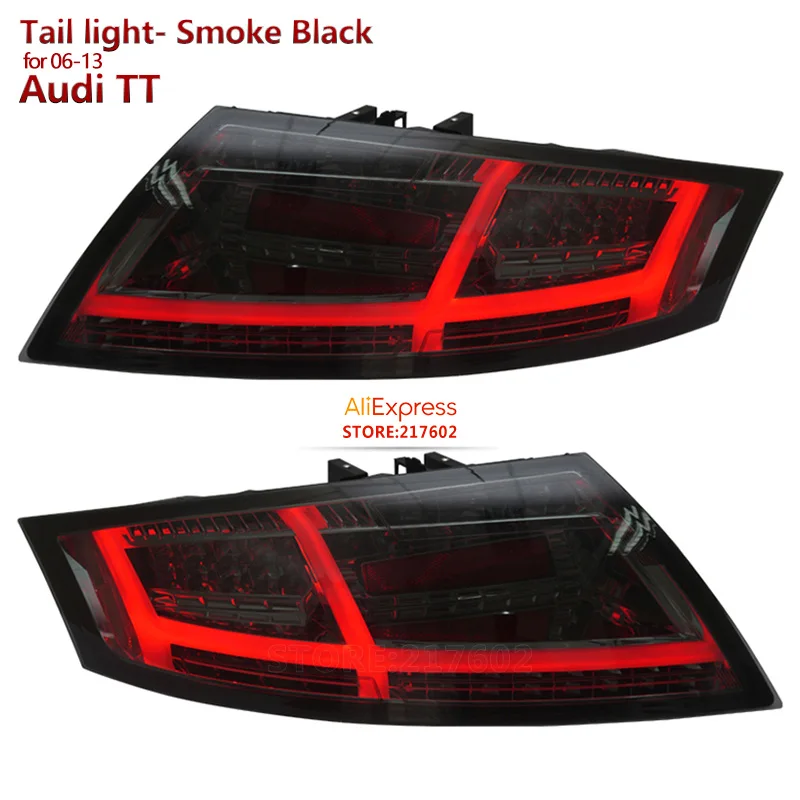 for Audi TT LED Rear Lights 2006 to 2013 year Smoke Black High quality & fitment & durability Fashion Looks improve visibility
for Audi TT LED Rear Lights 2006 to 2013 year Smoke Black High quality & fitment & durability Fashion Looks improve visibility