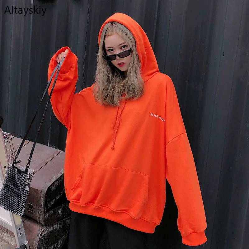 Hoodies Women Hooded Leisure Loose Letter Printed Simple All-match Sweatshirts 2019 New Womens Harajuku Korean Chic Pullovers
Hoodies Women Hooded Leisure Loose Letter Printed Simple All-match Sweatshirts 2019 New Womens Harajuku Korean Chic Pullovers