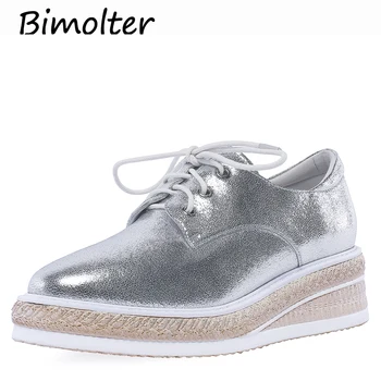 Bimolter Women Loafers Soft Lace Up Sheepskin Flats Shoes Woman Solid Casual Breathable Shoes Lady Female Platform Shoes NB078
Bimolter Women Loafers Soft Lace Up Sheepskin Flats Shoes Woman Solid Casual Breathable Shoes Lady Female Platform Shoes NB078