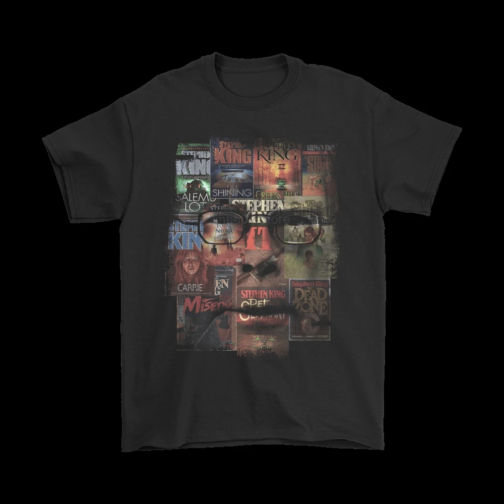 Gildan Brand All Horror Books Stephen King T-Shirts 2019 Summer Men's Short Sleeve T-Shirt