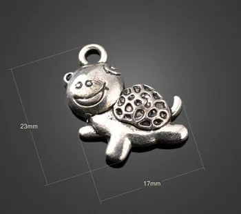 150pcs Antique Silver Cute Turtle Charms Pendants -DIY Findings Necklace Bracelet Metal Fashion Bags Accessories 23mm X 17mm
150pcs Antique Silver Cute Turtle Charms Pendants -DIY Findings Necklace Bracelet Metal Fashion Bags Accessories 23mm X 17mm