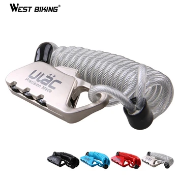 WEST BIKING Mini Bicycle Wire Cable Lock Road Mountain Bike Cycle Security Combination Retractable Bike Bicycle Part Helmet Lock
WEST BIKING Mini Bicycle Wire Cable Lock Road Mountain Bike Cycle Security Combination Retractable Bike Bicycle Part Helmet Lock