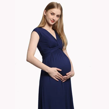 2018 Summer Newest Maternity Clothes Dress for Pregnant Women V-Neck Sleeveless Maternity Formal Dress Blue Evening Party Maxi
2018 Summer Newest Maternity Clothes Dress for Pregnant Women V-Neck Sleeveless Maternity Formal Dress Blue Evening Party Maxi
