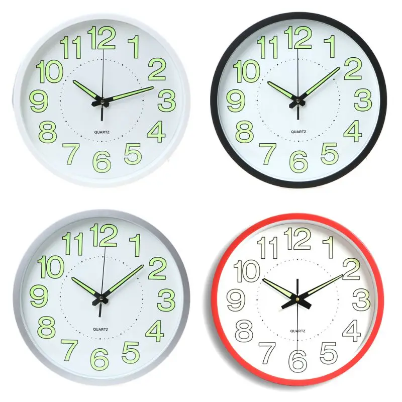 Luminous Wall Clock Decoration Quartz Clocks Glow In The Dark Indoor/Outdoor 30cm
Luminous Wall Clock Decoration Quartz Clocks Glow In The Dark Indoor/Outdoor 30cm