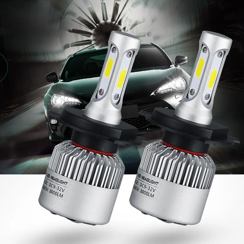 LED Car Headlight H4 Hi-Lo Beam COB Auto Led Headlight Bulb 72W 8000lm 6500K Headlamp for Toyota Honda Nissan BMW Mazda
LED Car Headlight H4 Hi-Lo Beam COB Auto Led Headlight Bulb 72W 8000lm 6500K Headlamp for Toyota Honda Nissan BMW Mazda