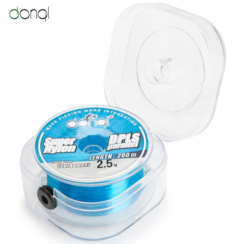 DONQL Nyloy Fishing Line 200m Cord Fishing 2-26.8LB Wire Nylon Floating Monofilament Fishing Line Nylon For Carp fishing
DONQL Nyloy Fishing Line 200m Cord Fishing 2-26.8LB Wire Nylon Floating Monofilament Fishing Line Nylon For Carp fishing