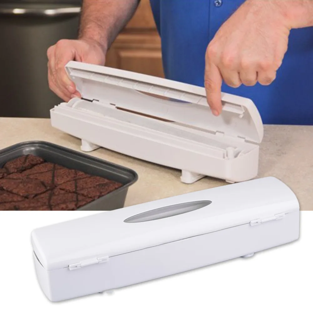 1 pc 2017 New Kitchen Plastic Food Cling Wrap Foil Dispenser Cutter Preservative Film Tool Drop Shipping
1 pc 2017 New Kitchen Plastic Food Cling Wrap Foil Dispenser Cutter Preservative Film Tool Drop Shipping