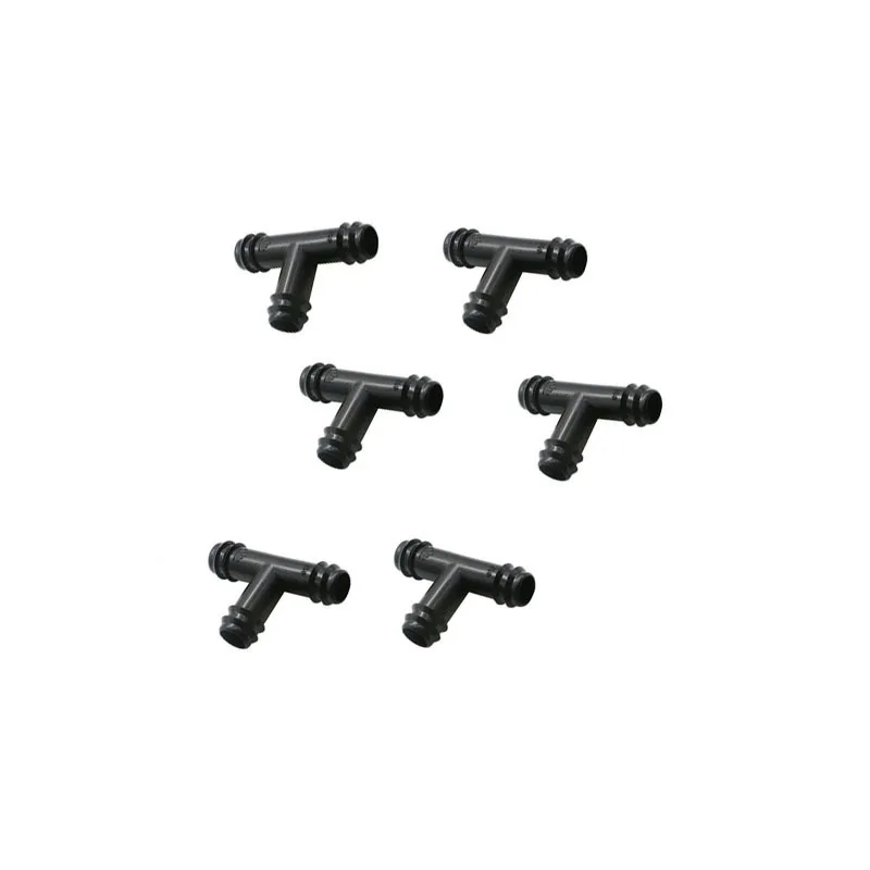 6pcs/lot Turbo Barb Fittings Three-way Poly Tube Tee Drip Line Drip Irrigation Fittings Tubing PE Connectors DN 16 20 25 32
6pcs/lot Turbo Barb Fittings Three-way Poly Tube Tee Drip Line Drip Irrigation Fittings Tubing PE Connectors DN 16 20 25 32