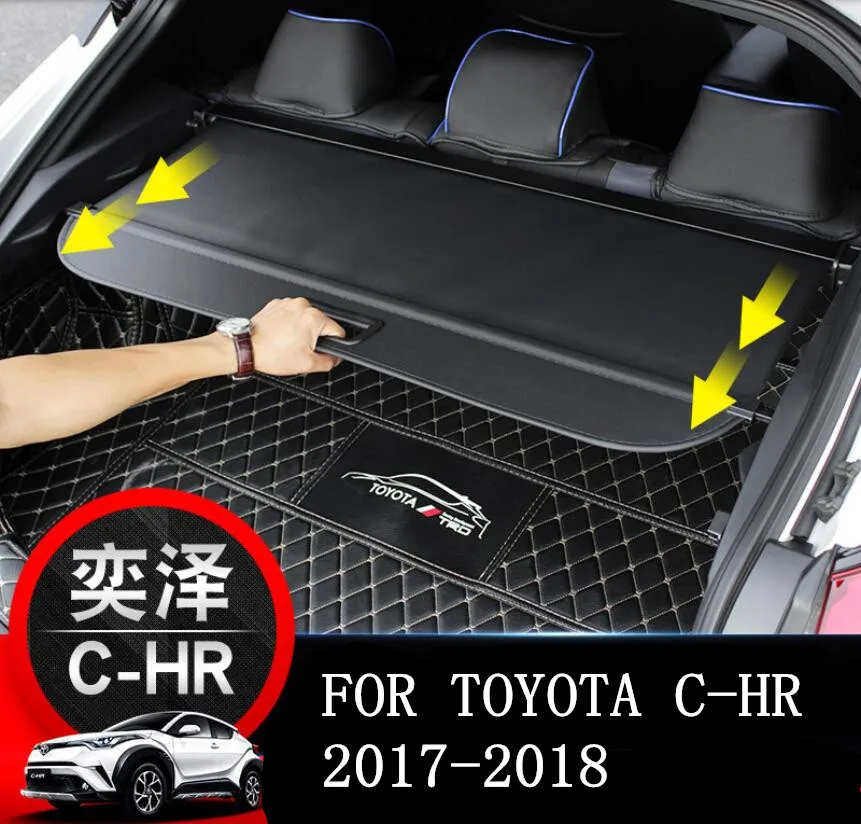 JIOYNG High quality Car Rear Trunk Security Shield Cargo Cover For 17-18 TOYOTA C-HR CHR 2017 2018 ( black, beige)
JIOYNG High quality Car Rear Trunk Security Shield Cargo Cover For 17-18 TOYOTA C-HR CHR 2017 2018 ( black, beige)