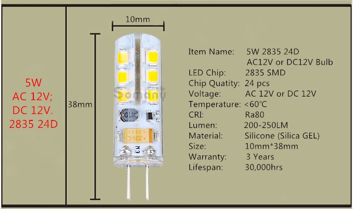 G4 LED Bulb SMD 2835 3014 G4 LED Lamp 3W 4W 5W 6W 7W 10W LED Light