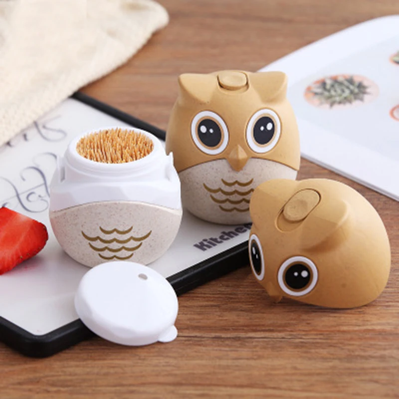 Cute owl shape Toothpick Holder Container Wheat Straw Household Table Toothpick Storage Box Toothpick Dispenser 1PC
Cute owl shape Toothpick Holder Container Wheat Straw Household Table Toothpick Storage Box Toothpick Dispenser 1PC