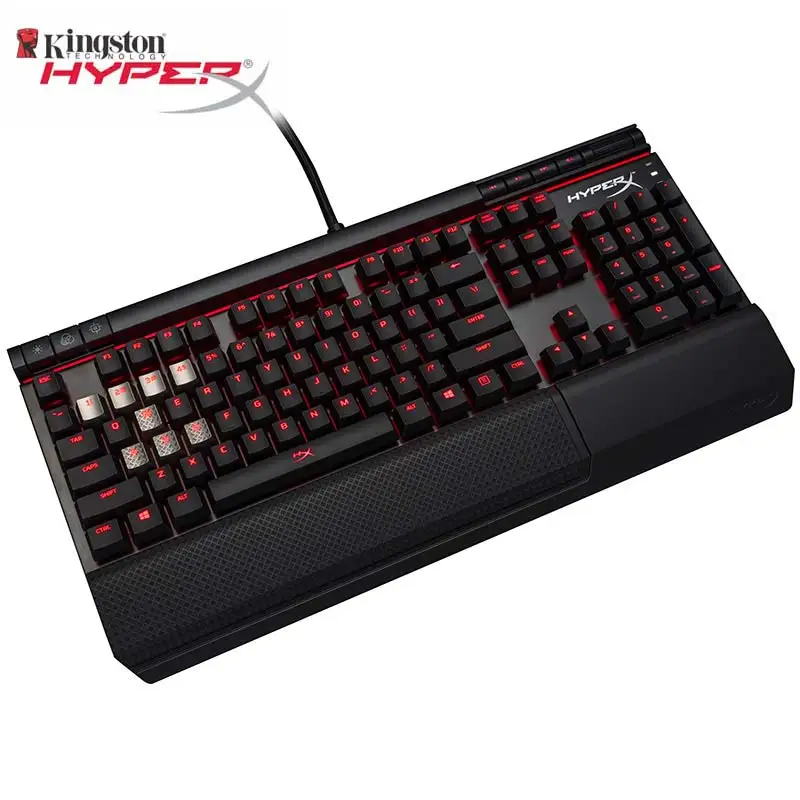 

Kingston HyperX Alloy Elite Mechanical Keyboard with USB Charging Port Solid Steel Frame Cherry MX Ergonomics Gaming Keyboards