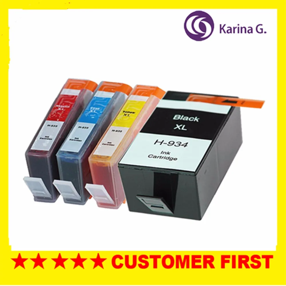 4PCS compatible ink cartridge For HP934 HP935 hp 934 935 suit For HP Officejet pro 6230 /6830/ 6835/ 6812 /6815 Inkjet Printer
4PCS compatible ink cartridge For HP934 HP935 hp 934 935 suit For HP Officejet pro 6230 /6830/ 6835/ 6812 /6815 Inkjet Printer