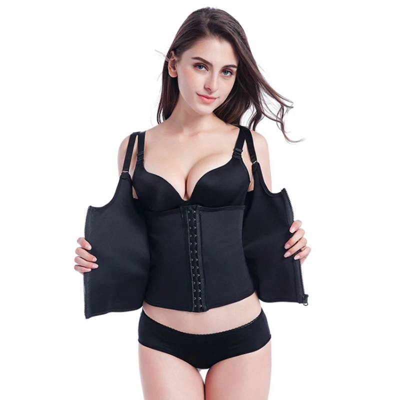 Талии тренер корсет молния пояс для похудения моделирования ремень Body Shaper