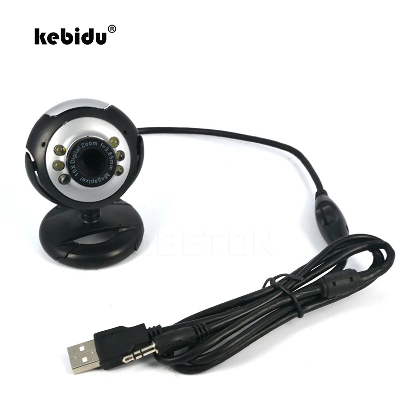 Kebidu 2020 новая USB 30 M HD камера с микрофоном мегапиксельная веб 6 светодиодами для ПК и
