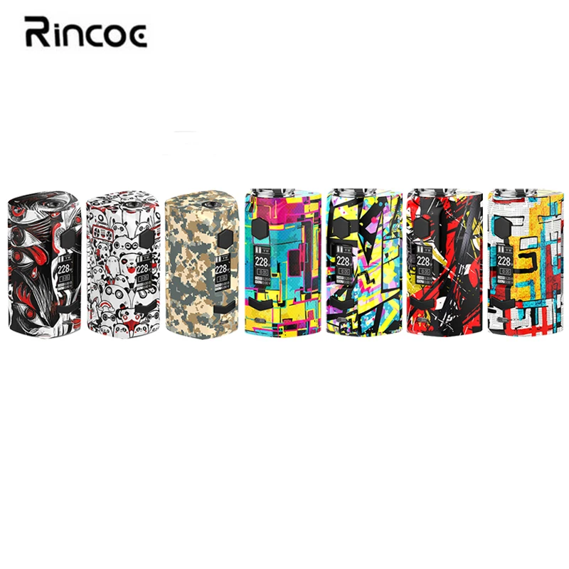 100% Newest Rincoe Manto S Mesh 228WMod fit 6ml Metis Mix Tank Powered by Dual 18650 Batteries Quick Charging System
100% Newest Rincoe Manto S Mesh 228WMod fit 6ml Metis Mix Tank Powered by Dual 18650 Batteries Quick Charging System