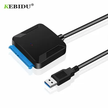 KEBIDU 22 pin USB 3.0 to SATA Cable SATA USB3.0 Adapter Cable Converter For 2.5 inch 3.5 inch HDD SSD Hard Disk
KEBIDU 22 pin USB 3.0 to SATA Cable SATA USB3.0 Adapter Cable Converter For 2.5 inch 3.5 inch HDD SSD Hard Disk