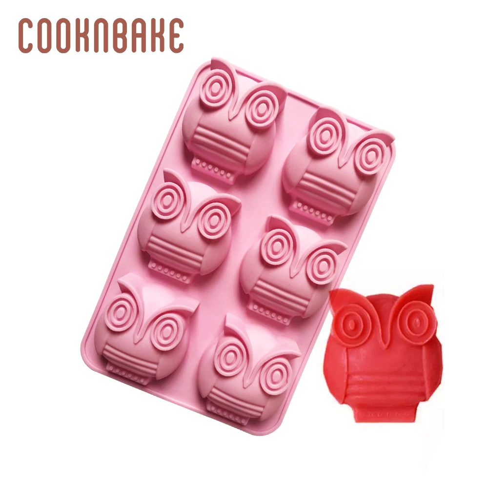 COOKNBAKE Silicone Chocolate candy Mold Owl Shape cake pastry baking tool Jelly ice soap Fondant Mold bread Cake decorated form
COOKNBAKE Silicone Chocolate candy Mold Owl Shape cake pastry baking tool Jelly ice soap Fondant Mold bread Cake decorated form
