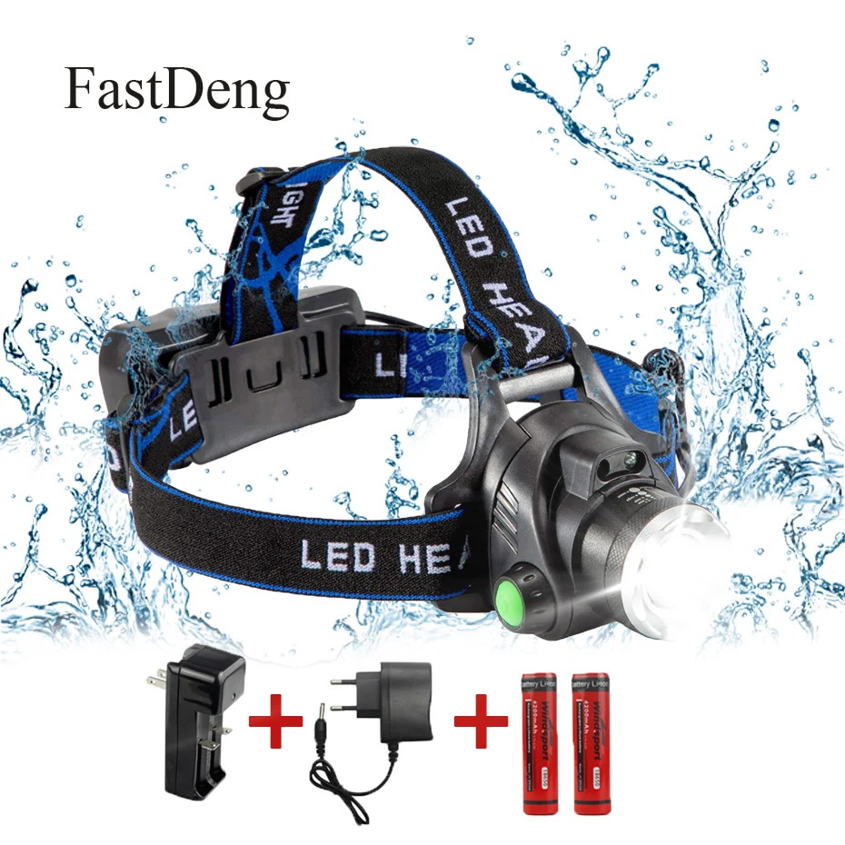 Ultra Bright Headlamp T6 LED Headlight 3 mode Zoom Head Flashlight Torch lamp Lanterna Rechargeable Forehead Light Use 2*18650
Ultra Bright Headlamp T6 LED Headlight 3 mode Zoom Head Flashlight Torch lamp Lanterna Rechargeable Forehead Light Use 2*18650