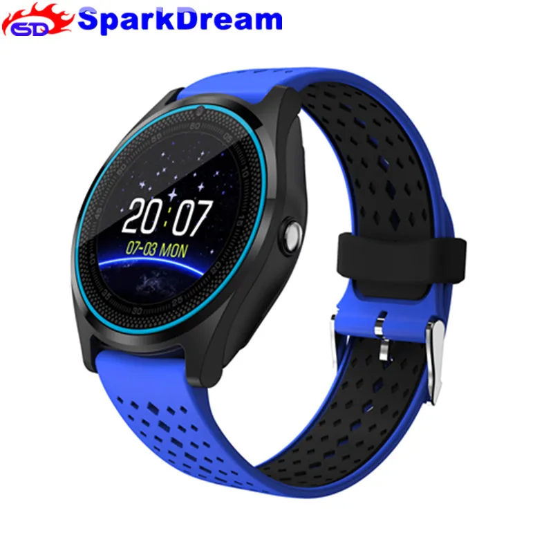 V9 SmartWatch Phone 1.22" Touch Screen Camera Bluetooth MP3 SIM Card TF Card Children Cartoon Fashion Sport Cheap CellPhone
V9 SmartWatch Phone 1.22" Touch Screen Camera Bluetooth MP3 SIM Card TF Card Children Cartoon Fashion Sport Cheap CellPhone